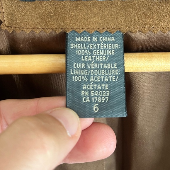 Banana Republic Brown Suede Blazer - 6 - Picture 6 of 6